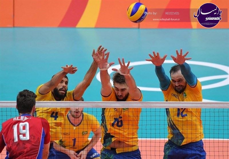 المپیک ۲۰۱۶ - ریو / برزیل از روسیه انتقام گرفت و فینالیست والیبال مردان المپیک شد